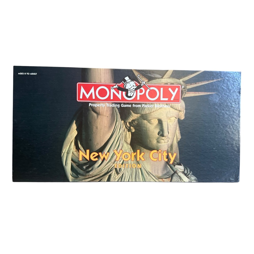 USAOPOLY Monopoly New York City Edition Board Game Sealed Parts NYC Statue